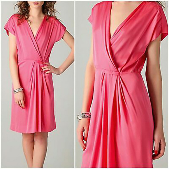 Diane Von Furstenberg Dresses & Skirts - DVF Diane Von Furstenberg Akari silk pink dress 14